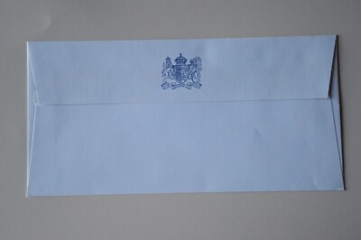 Diana Princess of Wales Stationary Envelope Coat of Arms Before Divorce 1981-96'