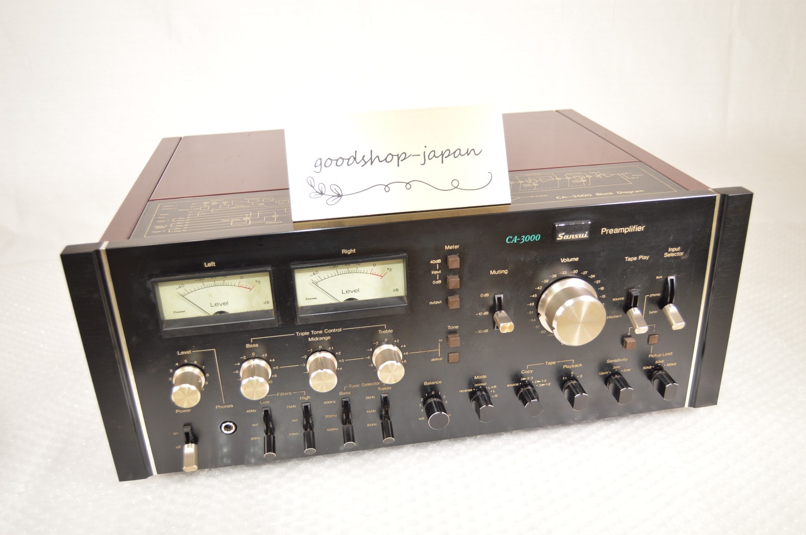 ジャンク品【SANSUI】CA-3000 プリアンプ Sansui CA-3000 Preamplifier Control Amplifier Vintage AC100V