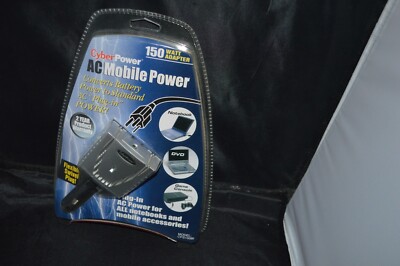 Cyber-Power AC Mobile Power 150 Watt Car Adapter Model No. CPS150BI Cig F2