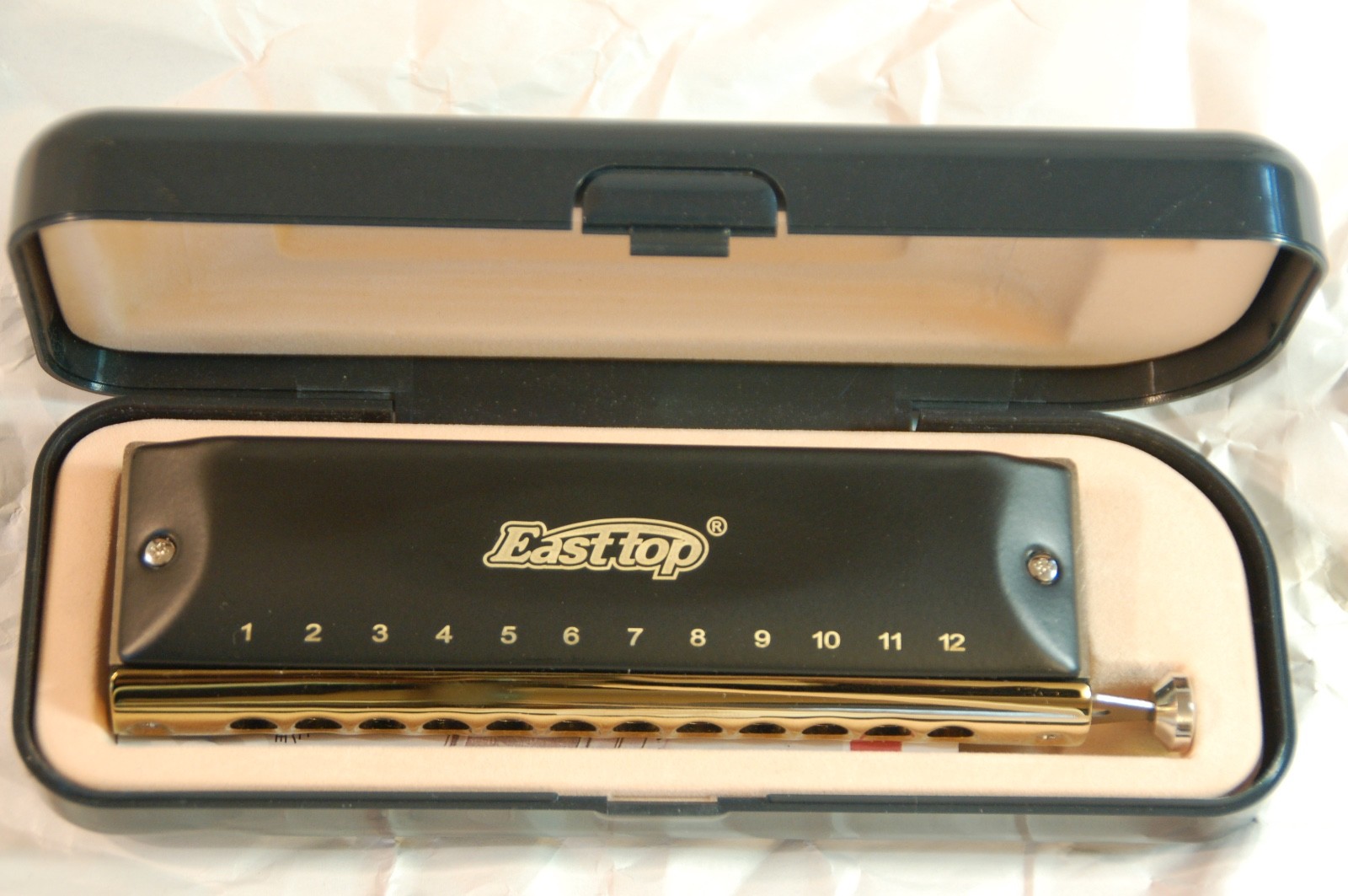 EASTTOP  Dreamer T12-48 12 hole chromatic harmonica in key of C