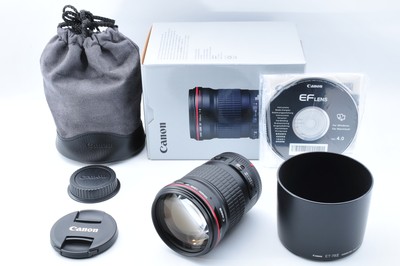[Almost Unused in Box] Canon EF 135mm f/2 L USM Telephoto Lens From JAPAN