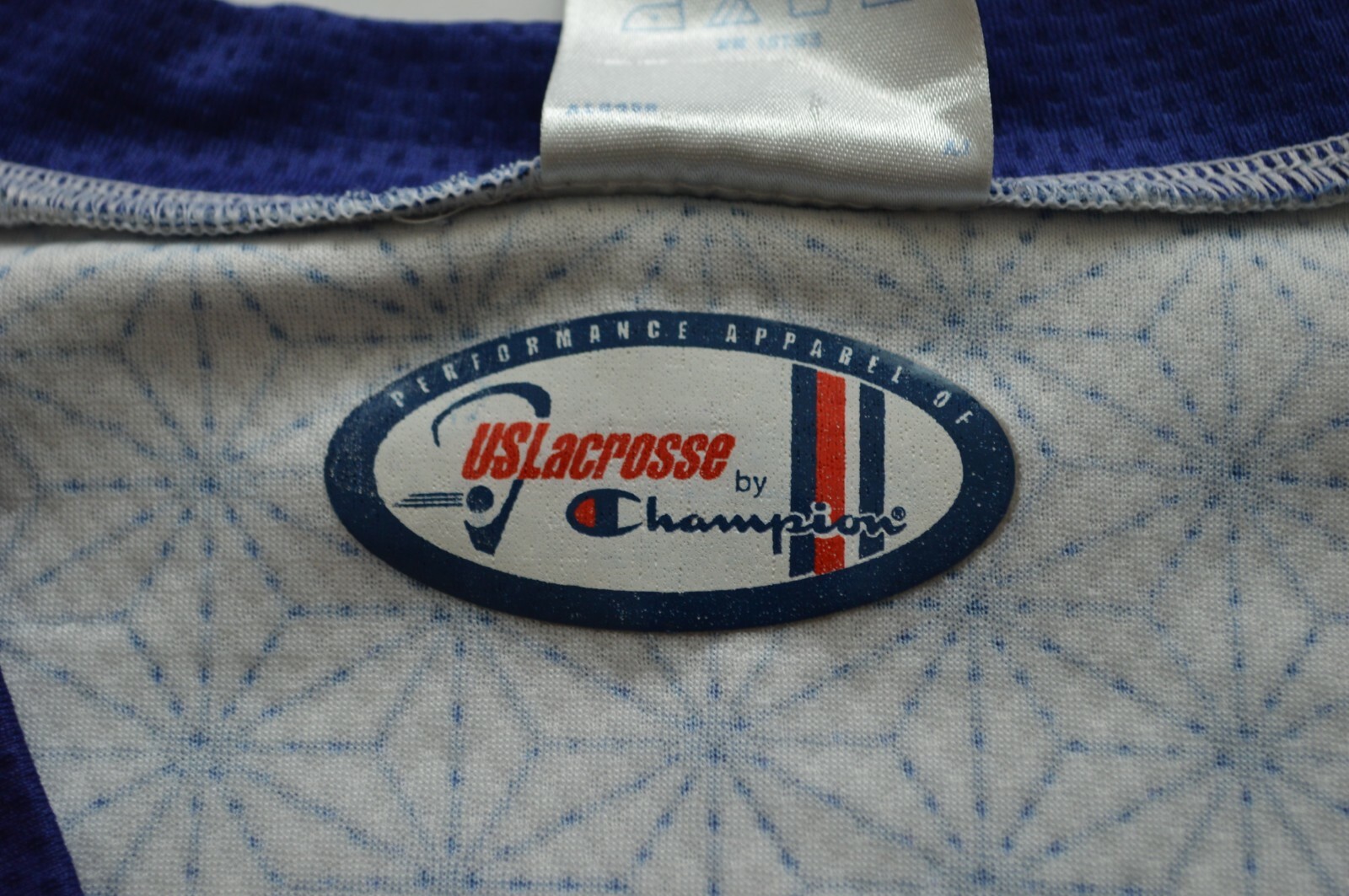 Champion Lacrosse Jersey Shirt Mens L  Champion Spellout Play Like a Champion