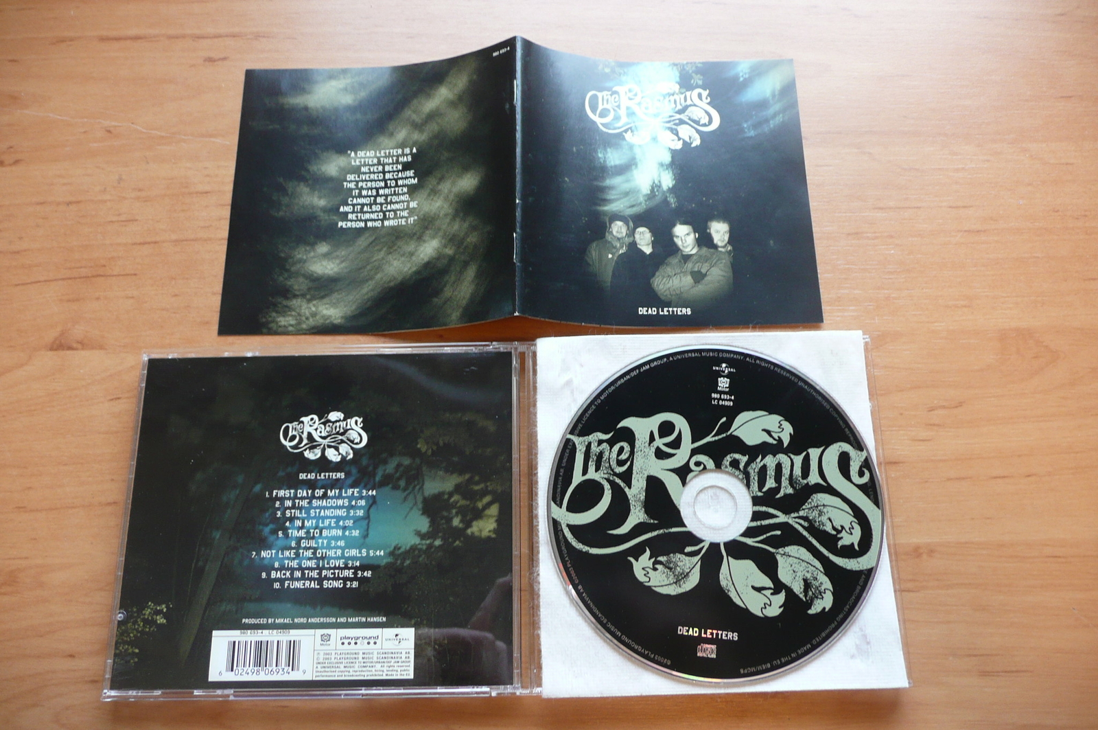 THE RASMUS 直筆サイン入りCD ラスムス BLACK ROSES THE RASMUS 直筆サイン入りCD ラスムス BLACK ROSES The Rasmus