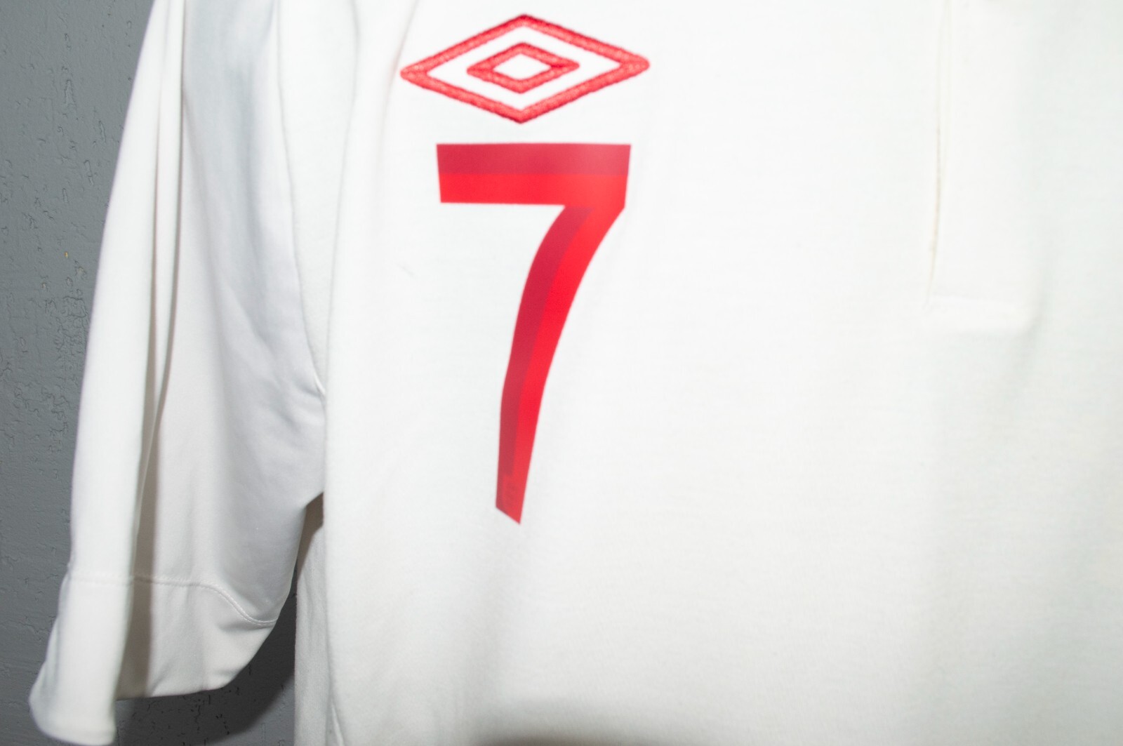 ベッカム BECKHAM 7 EURO 2012 シャツ ENGLAND UMBRO 2012 EURO FOOTBALL SOCCER HOME JERSEY #7 DAVID
