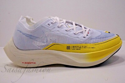 Nike ZoomX Vaporfly Next% 2 White Psychic Blue DM9056-100 Women's Sz 9