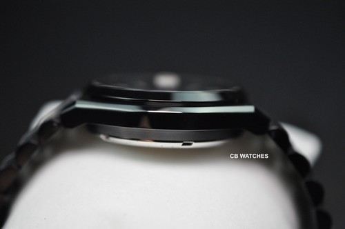 Pre-owned Citizen Automatic Black Camouflage Dial Sapphire Glass Nj0155-87e