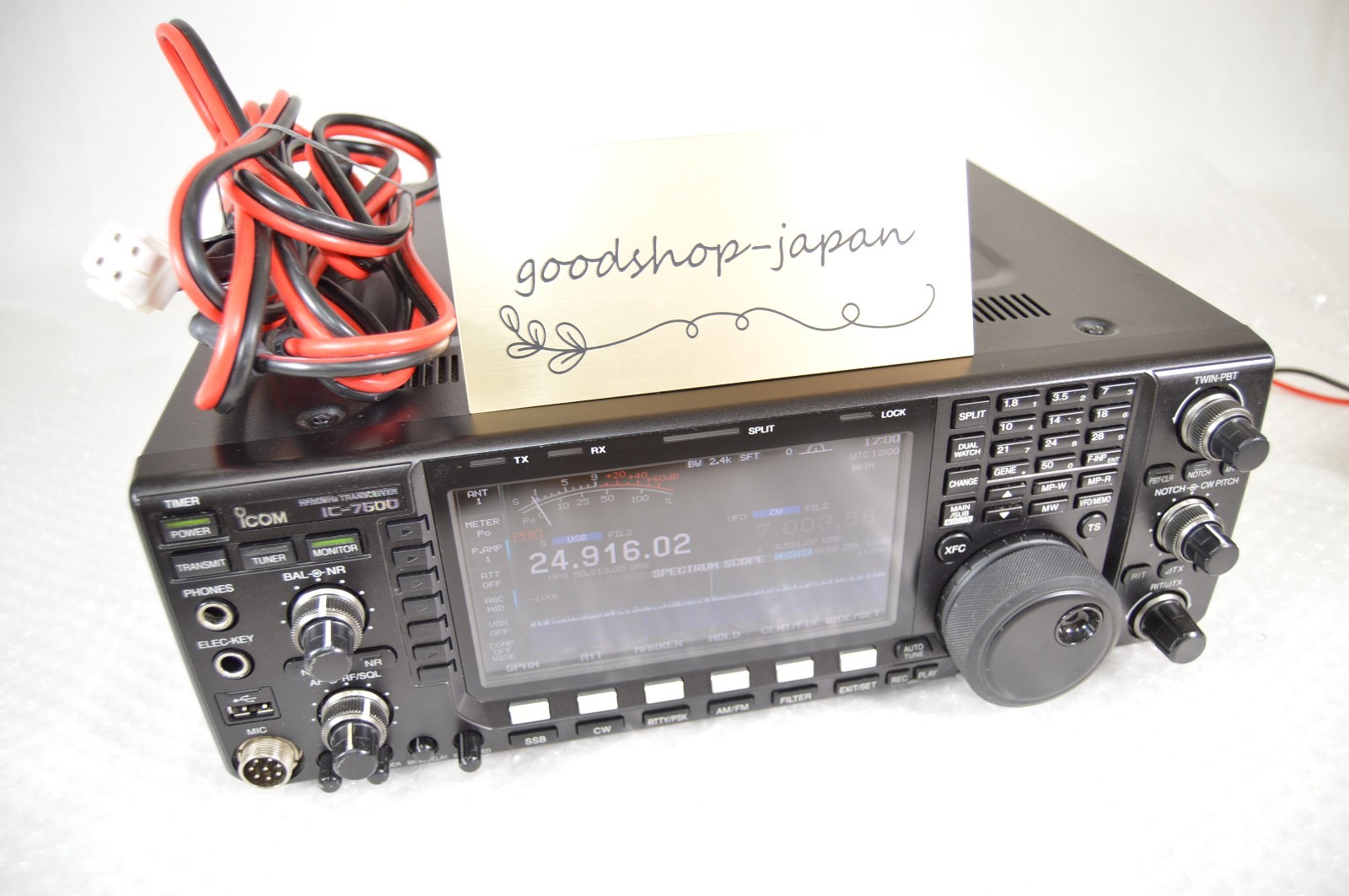 ☆アイコム IC-7600 HF＋50MHz オールモード 100W トランシーバー 中古