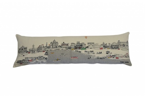 Декоративная подушка для поясницы 46 White Rome Daylight Skyline