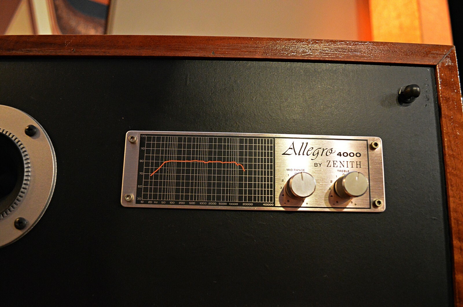 Rare 1970's Zenith Allegro MC 4000 Audiophile 3 Way Speaker Pair, Foster Tweeter