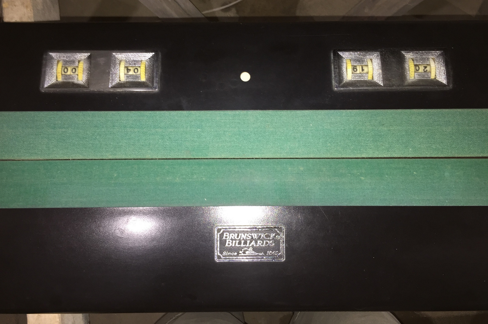 9' Brunswick (4.5 X 9) Ebony Black Billiards Pool Table