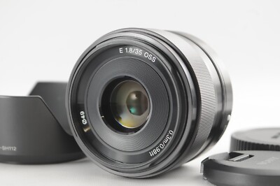 SONY E 35mm f/1.8 OSS SEL35F18 AF Lens w/ Genuine Hood for SONY E Mount [Mint]