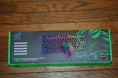 24 GHZ Rechargeable Wireless Keyboard and Mouse Set