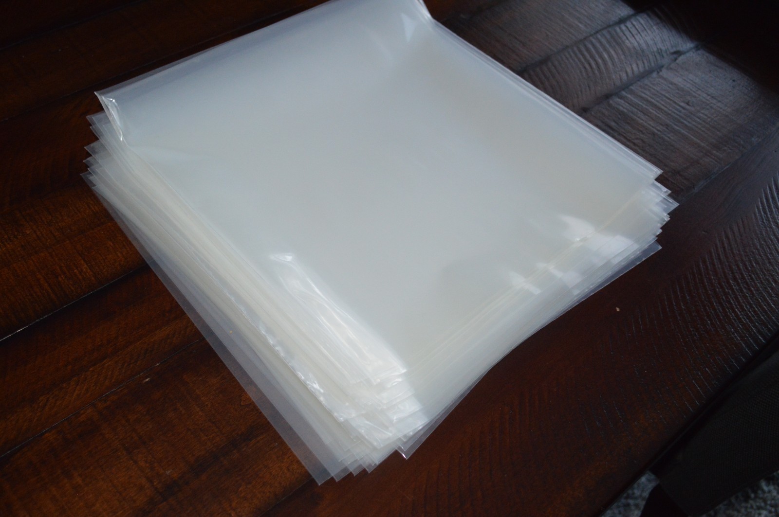 90 Plastic LP Outer Sleeves 4 MIL Heavy-Duty Vinyl 12