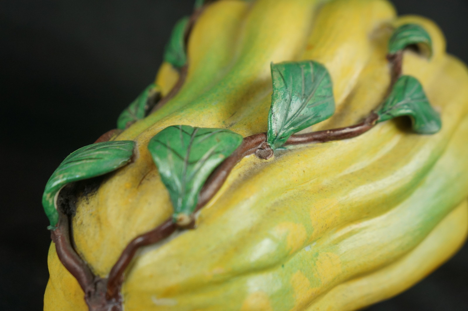 Excellent Antique Chinese Ceramic Squash 9