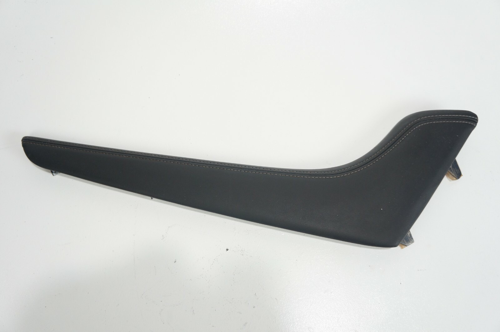14-2016 infiniti q50 right passenger side center console leather trim black oem