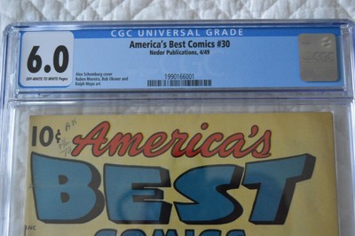 America's Best Comics # 30 (1949) CGC 6.0 OFF-WHITE TO WHITE Pages