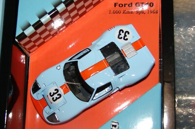 FLY W07  Ford  GT40  #33 Winner Series Brain Redmann 1968 Spa 1,000k   NIB