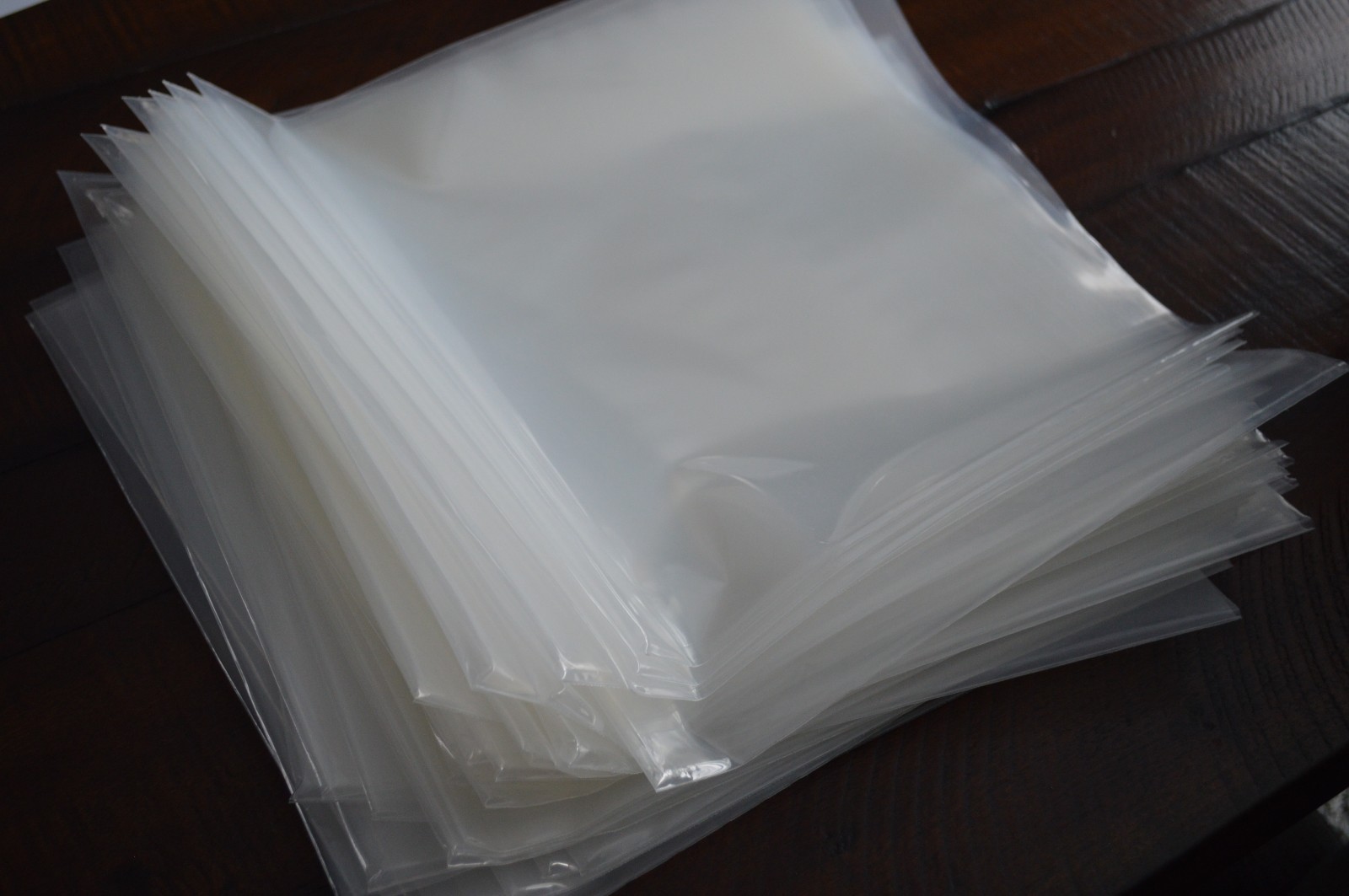 112 Plastic LP Outer Sleeves 4 MIL Heavy-Duty Vinyl 12
