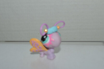 Littlest Pet Shop~#397~Butterfly~Pink Glitter~Accessories~Around The World