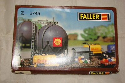 FALLER Z MAQUETTE GAZOMETRE SHELL A MONTER TRAIN ELECTRIQUE BOITE