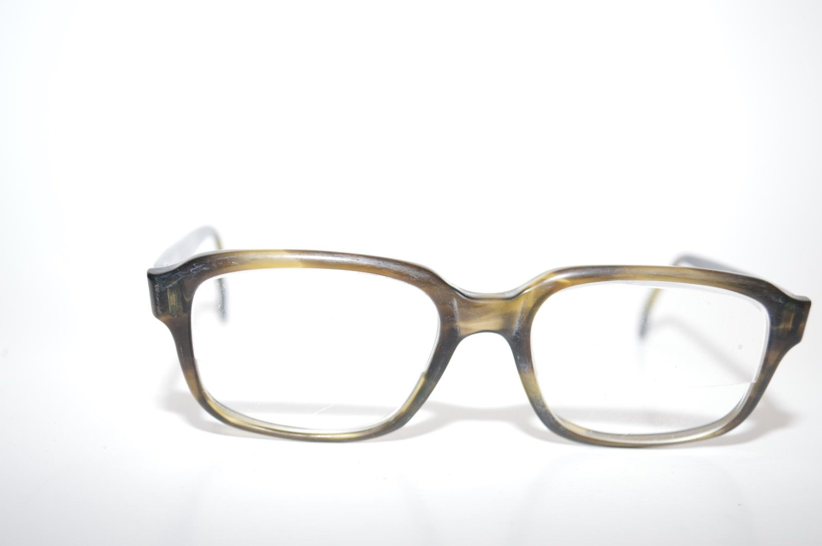 Vintage American Optical Eyeglasses Square 5 3/4 Green Vintage American Optical Eyeglasses Square 5 3/4 Green