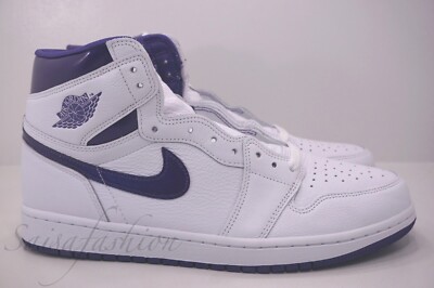 Air Jordan 1 Retro High OG White Court Purple CD0461-151 Women's Sz 11