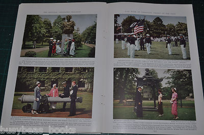 1936 magazine article ANNAPOLIS United States Naval Academy history color photos