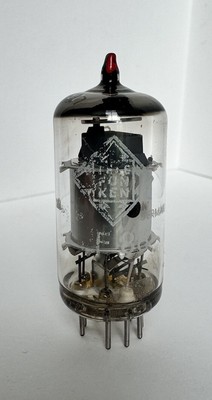 Telefunken EF86 Ef806   Bottom ULM 1960 RARE silver Folded Plate NO NOISE GRAIL