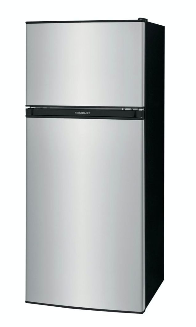 Freezer 2 Door Stainless Steal Small Compact Refrigerator