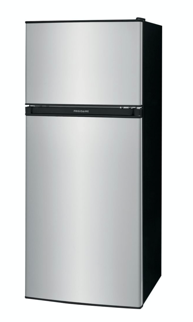 4.5 Cu Ft Mini Fridge Freezer 2 Door Stainless Steal Small C