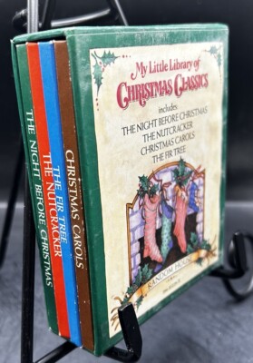 My Little Library of Christmas Classics (1983) ~ 4 Little Books ~ Diane Goode