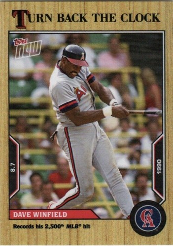 2022 Topps Now Turn Back the Clock - Dave Winfield #130