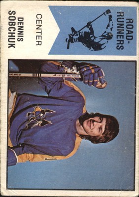 1974-75 O-Pee-Chee WHA #56 Dennis Sobchuk RC - GOOD
