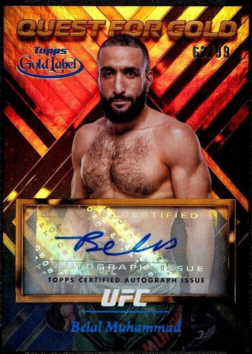 2024 Topps Gold Label UFC - Belal Muhammad #QGS-BMU