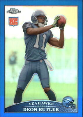 2009 Topps Chrome Blue Refractors #TC143 Deon Butler Rookie Card. rookie card picture