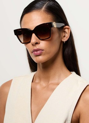 Pre-owned Dolce & Gabbana 0dg4470-502/13 Dark Tortoise Sunglasses