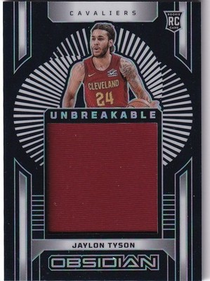 2024-25 Panini Obsidian NBA N° UM-JTC Jaylon Tyson Récupération Patch 41/249