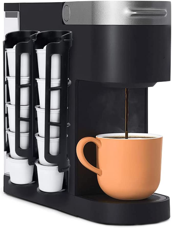 K Cup Coffee Pod Holder for Keurig K-Cup Coffee, Side Mount Storage Organizer, P