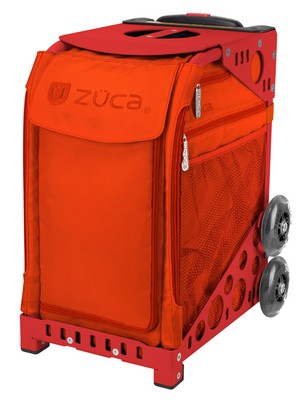 FREE SEAT CUSHION ZUCA Bag KOI Insert /& Blue Frame w//Flashing Wheels