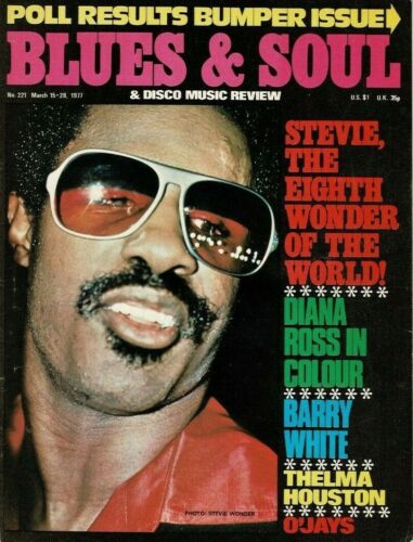 Blues & Soul Magazine 1977  Stevie Wonder  Diana Ross  Barry White  Willie Hutch