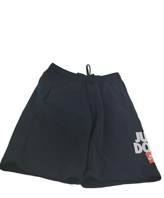 Nike Air Mens Basketball Sweat Shorts Black Size-S Orange Label Skate 18X16.