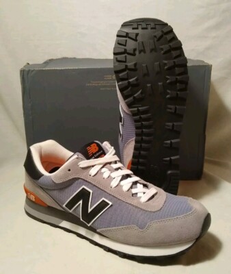 M-11 - New Balance 515 V1 Grey Suede & Mesh Orange & Black ML515COL 2018 See