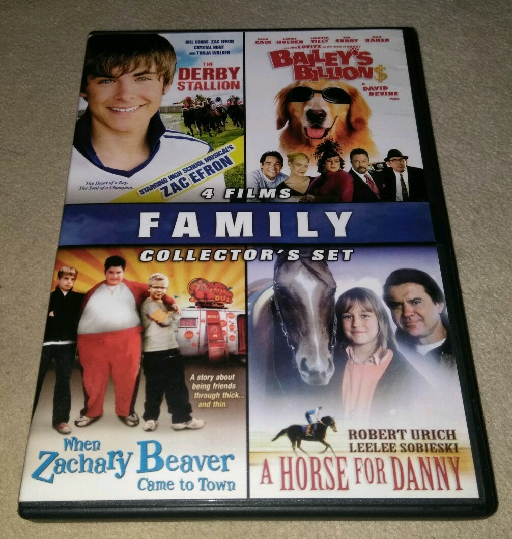 The Derby Stallion | A Horse For Danny | When Zachary Beaver (DVD 4 Films)