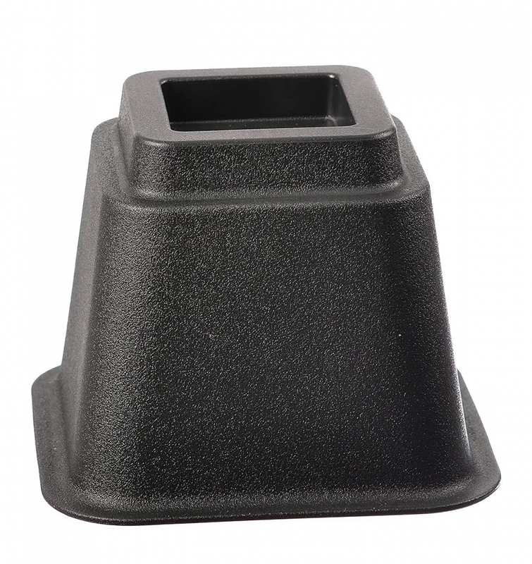 Heavy Duty Set of 4 Adjustable Bed Risers or Furniture Riser 8 5 or 3 Inches