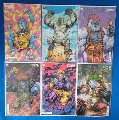 Harley Quinn #39 DC Comics Maria Wolf Ape-ril Fools (set of 6) Tini Howard 2024