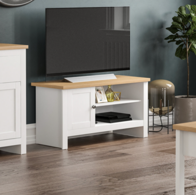 White wood 2024 entertainment center