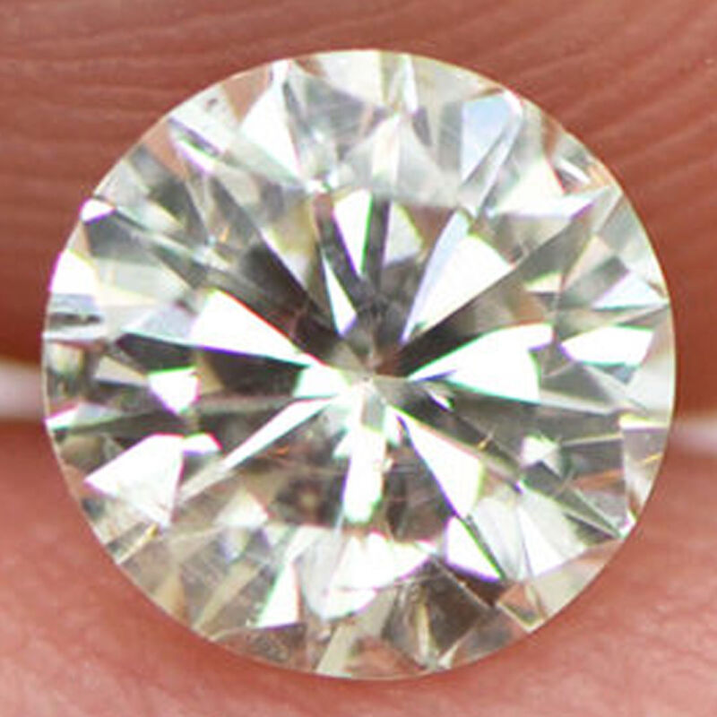 Round Shape Diamond Loose Natural I Color Si2 Certified Enhanced Real 0.70 Carat
