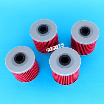 4x Oil Filter For Kawasaki Bayou 300 KLF300 KLF 300 KLF-300 2X4 4X4 1986-2004