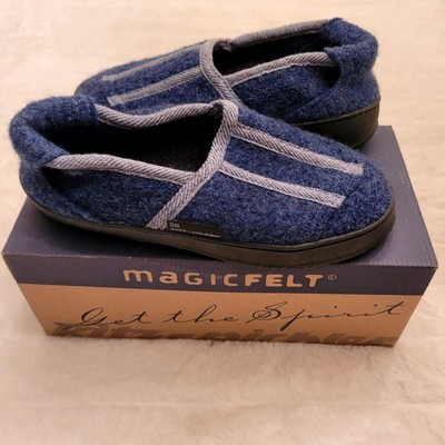 Wool Magicfelt Kitz Pichler Blue/Grey Comfort Slipper Shoe