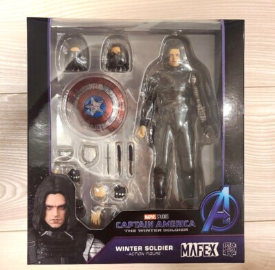 MAFEX WINTER SOLDIER キャプテン・アメリカ MAFEX No. 203 Captain America Winter Soldier Figure 6.1in